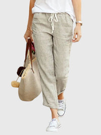 Zanra™ | Elegant Women Summer Pants - Apricot