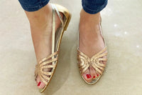 Talia - Golden Summer Glow Sandals - Gold