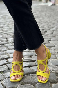 Lyka - Vibrant Summer Sandals - Yellow