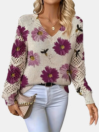 Mykhalynn | Comfortable Sweater - Purple
