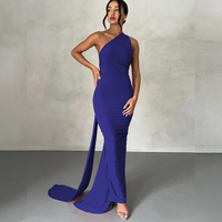 Karilyn™ | Elegant Sleeveless Evening Halter Bodycon Dress - Dark Blue