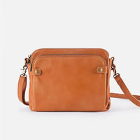 Jovie | Sleek Three-Layer Crossbody Bag - Brown