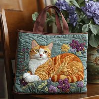 Handcrafted Bag | Brown Cat - 15" x 13.8"