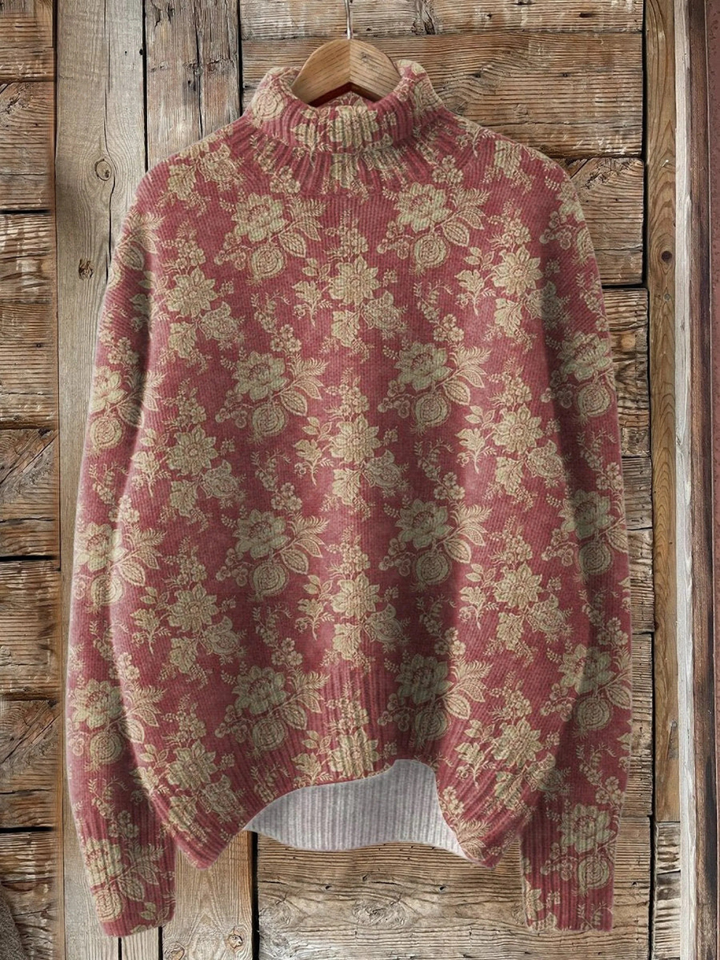 Joyce | Vintage floral print sweater