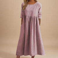 Miranda | Classic Sleeve Dress - Pink