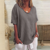 ELENA™ | Blissful Relaxed Top (RESTOCKED) - Dark Gray