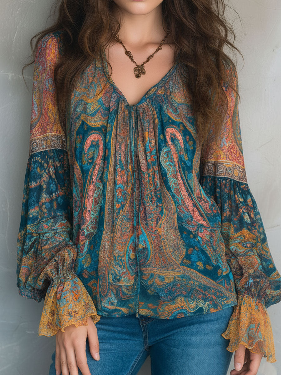 Sara™ | Blouse With Ruffled Cuffs