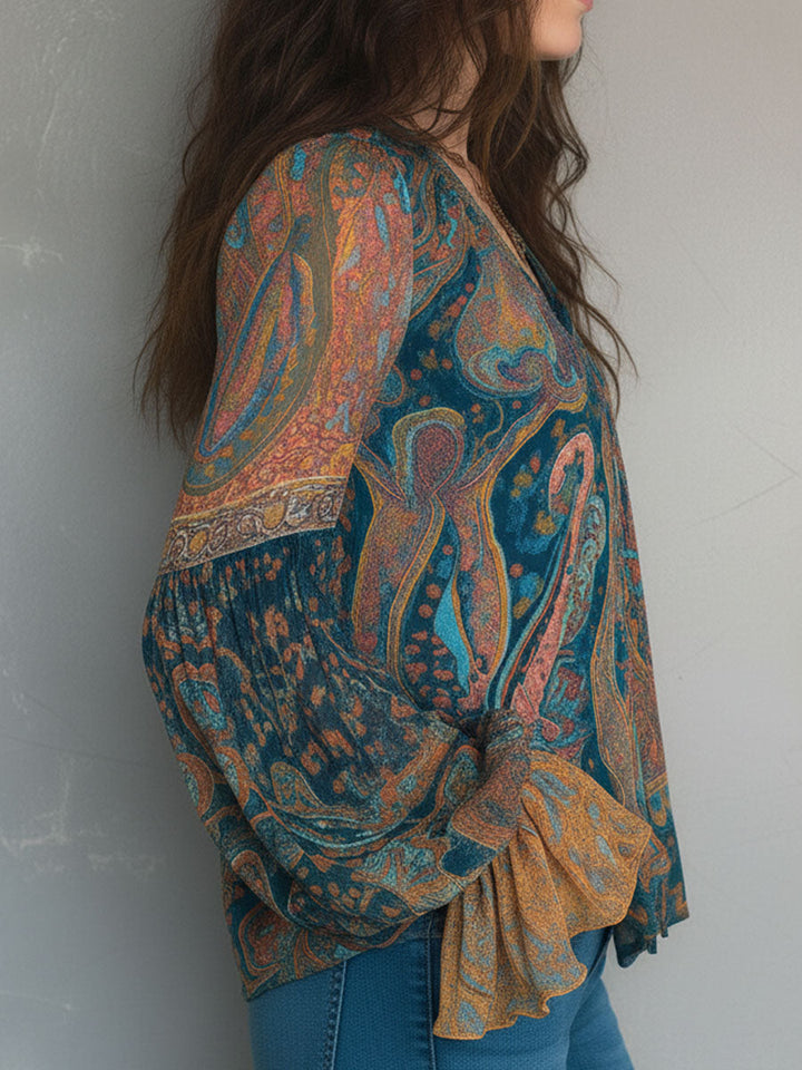Sara™ | Blouse With Ruffled Cuffs