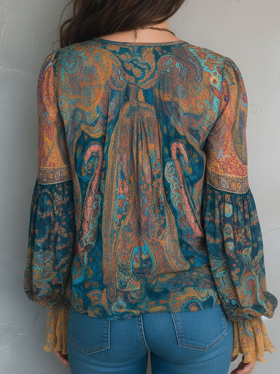 Sara™ | Blouse With Ruffled Cuffs
