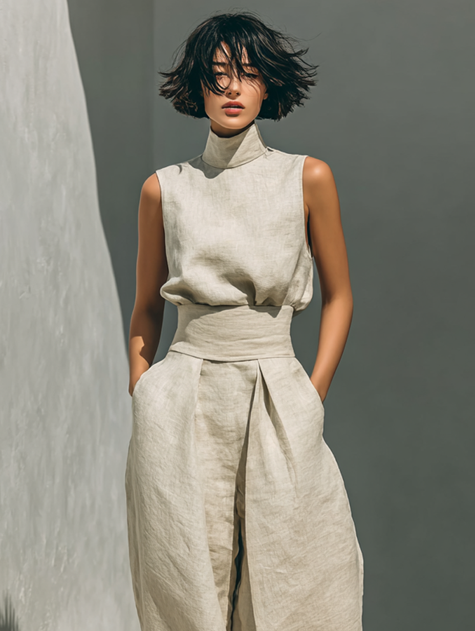 Een minimalistische set voor dames