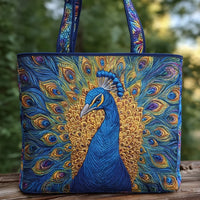 Handcrafted Bag | The Royal Peacock - 15" x 13.8"