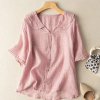 ALEAIA™ - Elegant Blouse - Pink