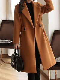 Aileen | Elegant Heritage Overcoat - Brown