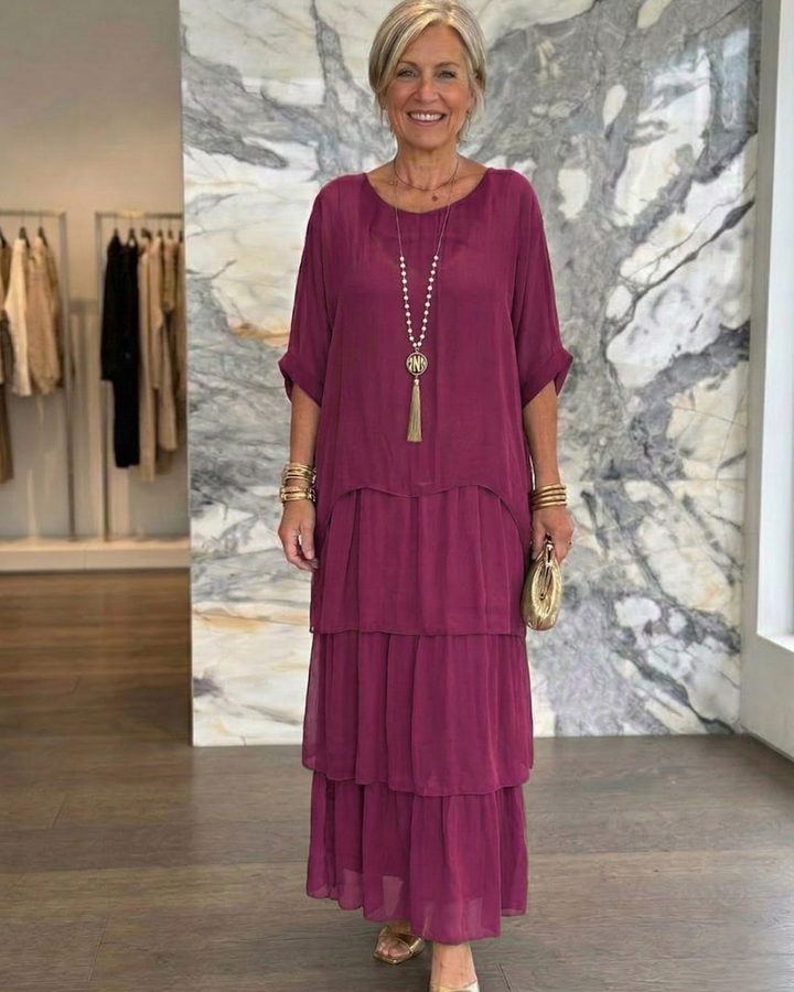 Lara | Elegant Flowing Maxi Dress