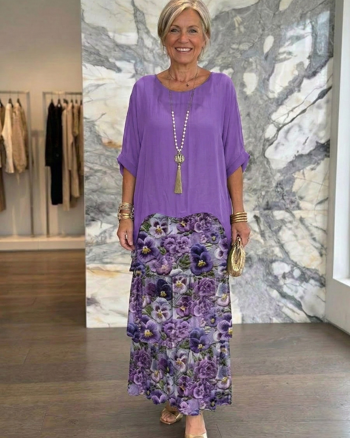 Lara | Elegant Flowing Maxi Dress