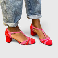 Lazariah | Modern Heels - Berry Red