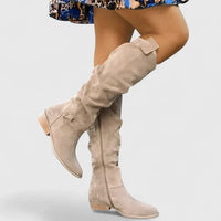 Ryzeliah | Orthopedic Women Boots - Beige