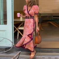 Tess™ | Elegant Pink Maxi Dress - Pink