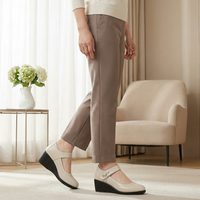 Lydia | Elegant Comfort Shoes with Supportive Mid-Heel - Beige