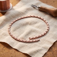 Splice Copper Necklace - Adjustable size