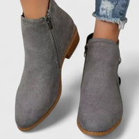Kalvaya | Women Sophisticated Boots - Grey