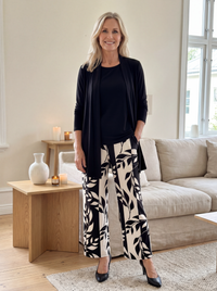 Soraya | Casual Three Piece Spring Set - Black