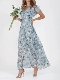 Jessa | Bloom Breeze Maxi - Blue