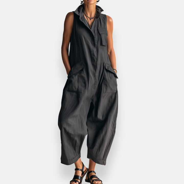Geraldine - Oversized Sleeveless Jumpsuit