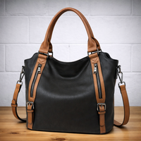 Marcella | The Bag You Reach For Every Day - Black with Brown