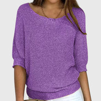 Sofia™ - Elegant Sweater - Purple