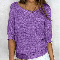 MARA | Everyday Comfort Sweater - Purple