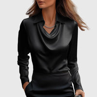 Elaine™ | Elegant Everyday Blouse - Black