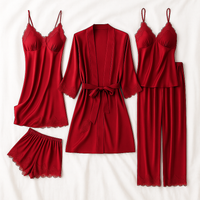 Isabella | Women Desire Nightwear Set - Red