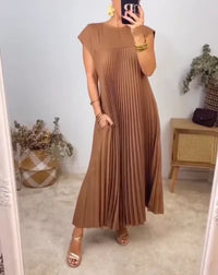 Leah Timeless Comfort Dress - Brown