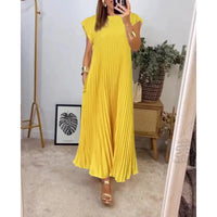 Leah Timeless Comfort Dress - Yellow