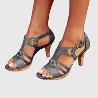 Carla™ | Orthopedic Heels - Sidereal Gray