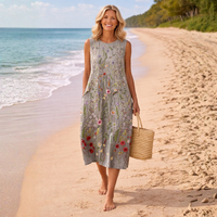 Cara | Wildflower Midi Dress - Multicolor
