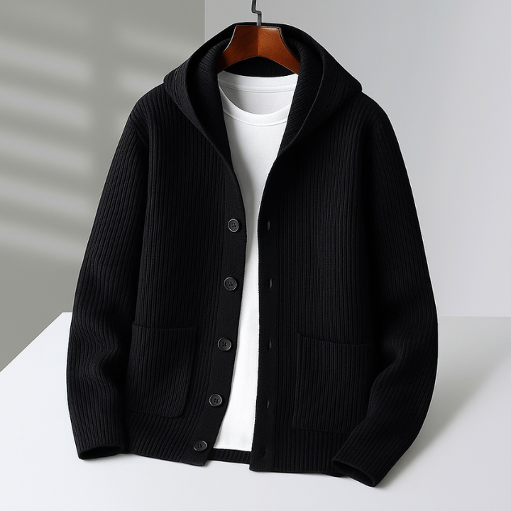 Terressa - Knitted Cardigan with Buttons