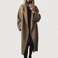 NADIA | Classic Wool Coat - Brown
