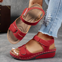 Janet | Orthopedic Comfort Flex Sandals - Red