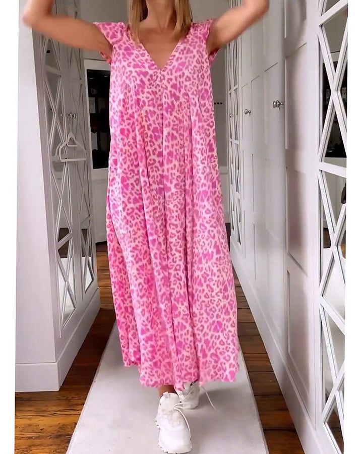 Glaiza | V-Neck Maxi Dress