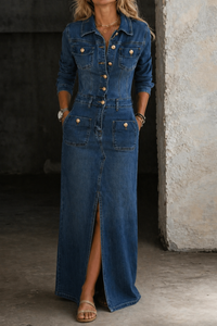 Leila | Classic Ease Denim - Blue