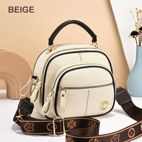 Gaia | Mini Chic Crossbody Shoulder Bag - Beige