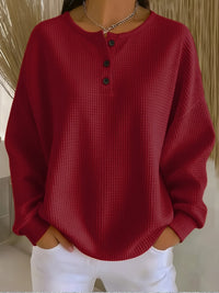 LORRAINE | Classic Top - Red
