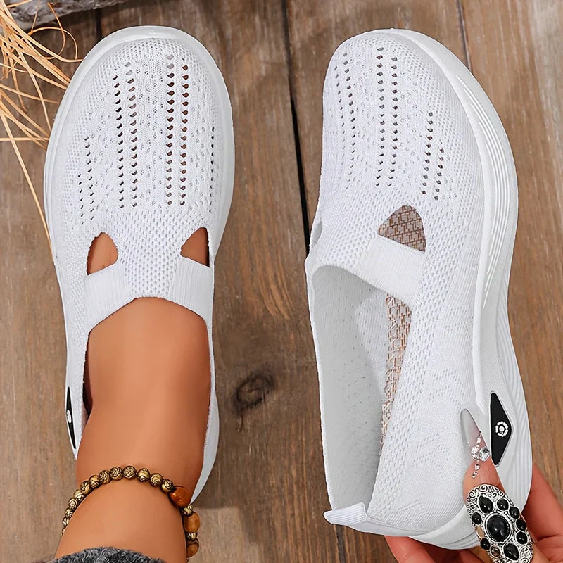 Dorothy | Breathable Knit Slip-On Sneakers