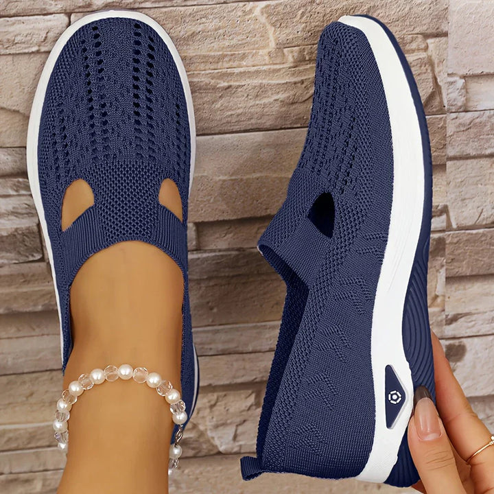 Dorothy | Breathable Knit Slip-On Sneakers