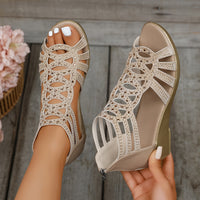 Jeanette - Fashionable women's orthopedic sandals - Beige