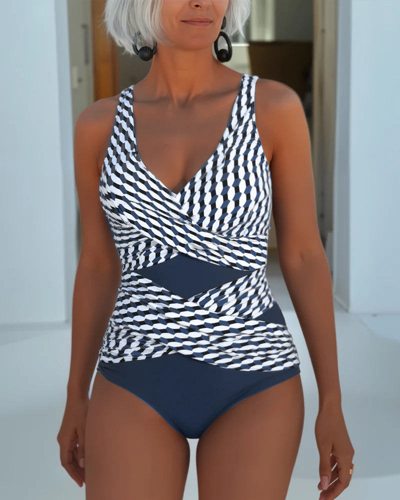 Ashley™ | Swimsuit with Cross Over Design for Resort Casual Wear