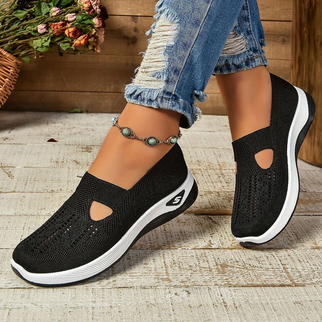 Dorothy | Breathable Knit Slip-On Sneakers