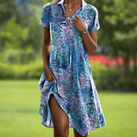 Firi | Chic Elegant Dress - Light Blue